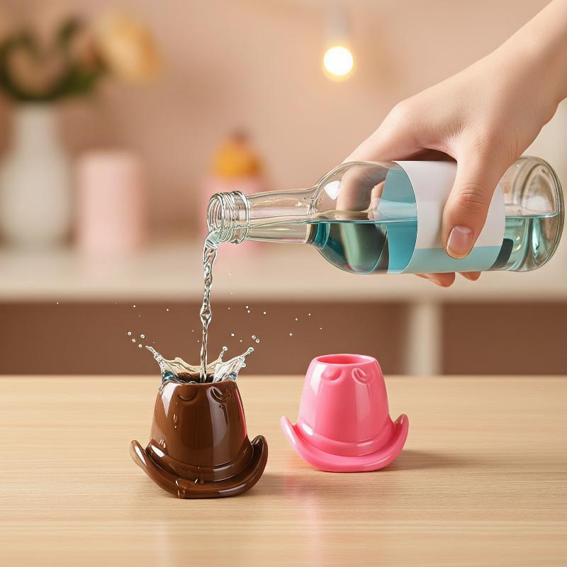 Copos de vinho reutilizáveis e - Wine Beer Hat avaliação e preço
